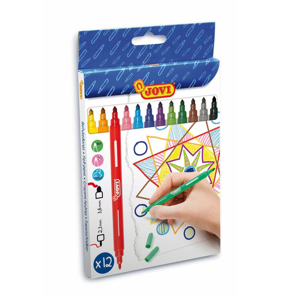 Двувърхи детски флумастери