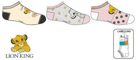 Дисни Цар Лъв Деца Ankle Чорапи, 23/26