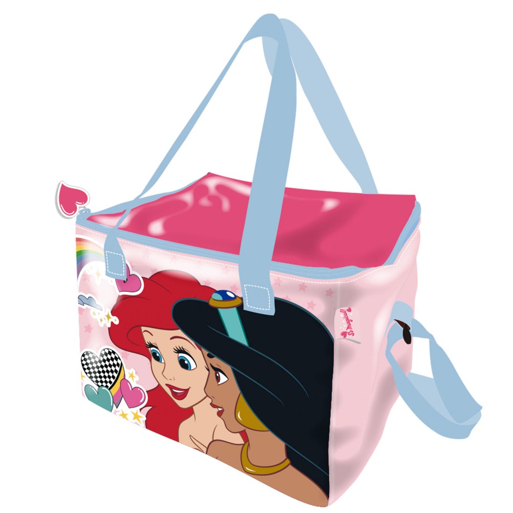 Дисни Принцеса Ariel & Jasmine thermal Чанта за обяд, cooler bag 22.5 см