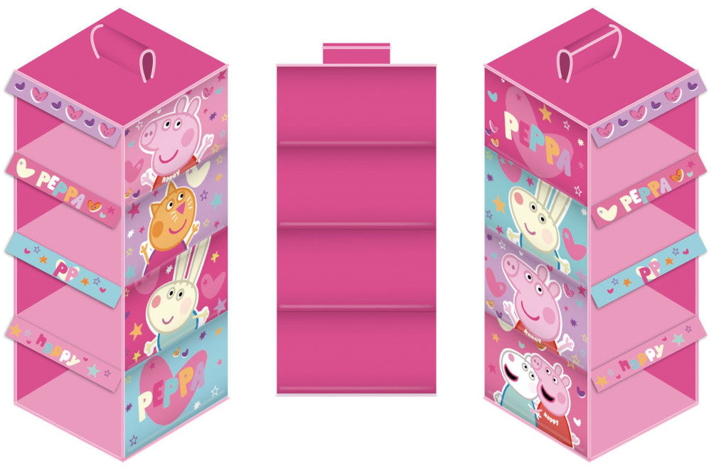 Пепа Пиг hanging wardrobe organizer 4-piece