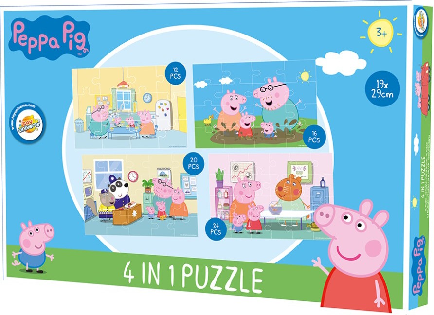 Пепа Пиг 4-in-1 Puzzle