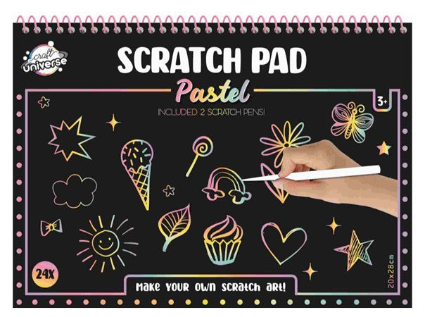 Цвят Pastel Scratch Art комплект