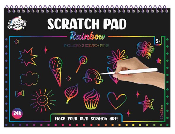 Цвят Дъга scratch art Комплект