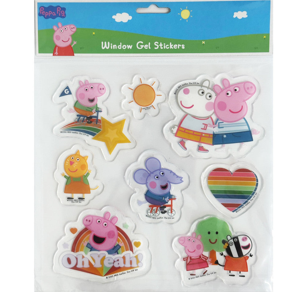Пепа Пиг gel window sticker комплект