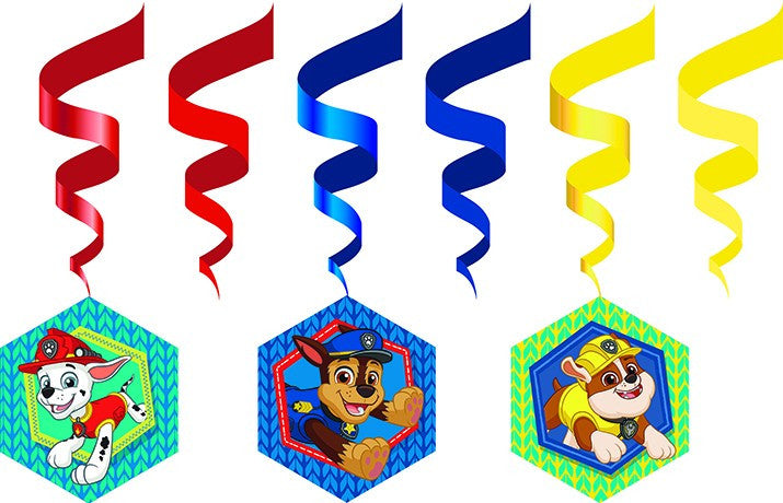 Пес патрул Guys Ribbon декорация 6 части комплект