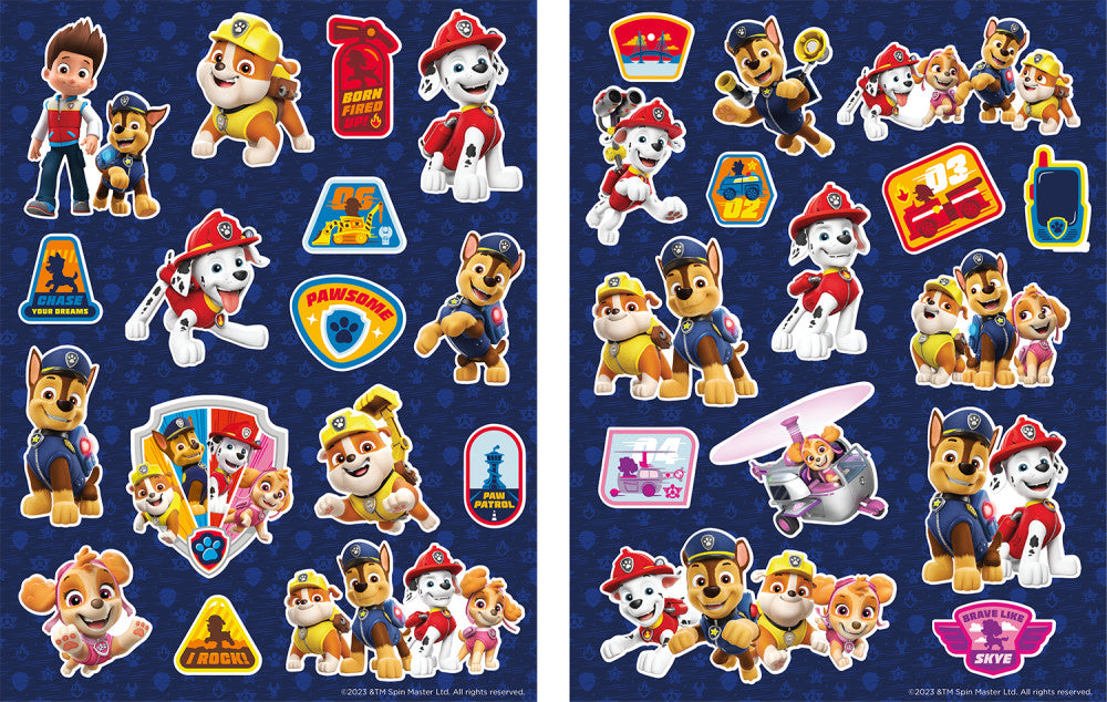 Пес патрул Син hologram sticker комплект
