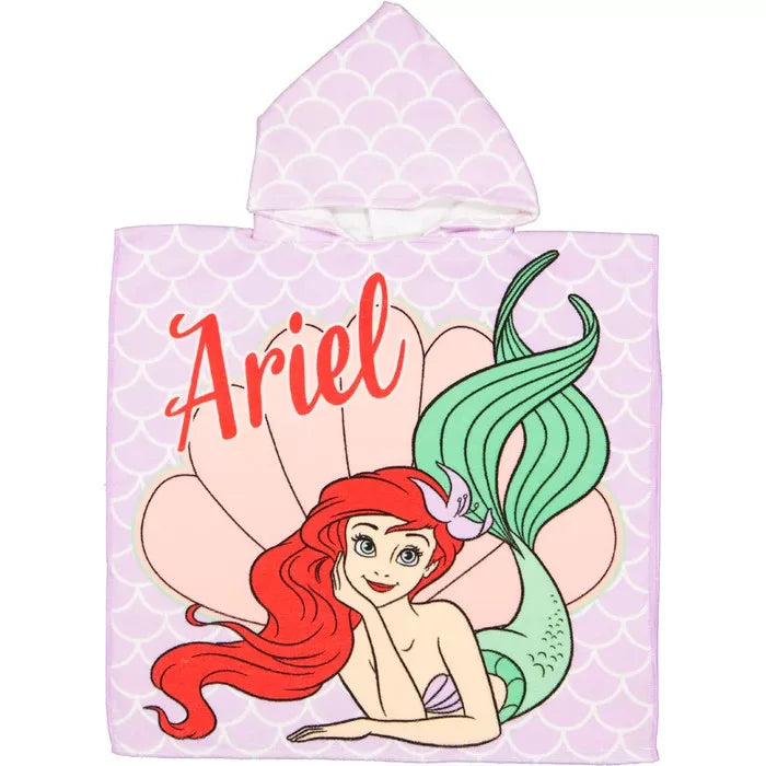 plajno poncho disni princesi ariel malkata rusalka little mermaid