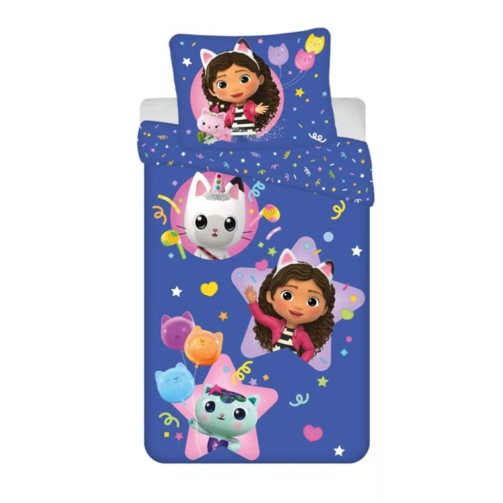 detski spalen komplekt gabbys dollhouse kashtata za kukli na gabi