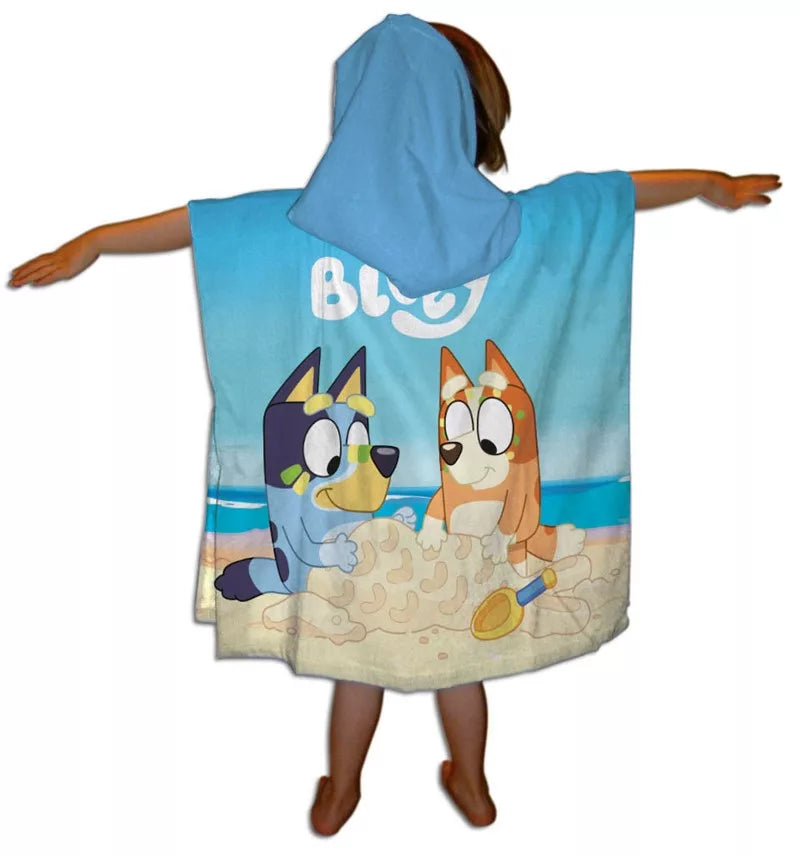 Плажно Пончо Хавлия Блуи Bluey