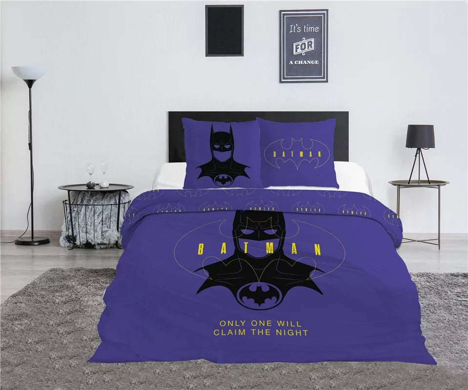 Dvoen spalen komplekt Batman - Spalno belio