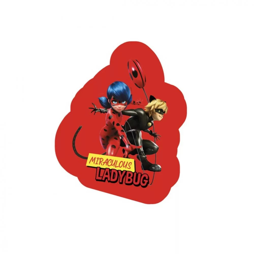 Декоративна възглавница Калинката и Черния Котарак Miraculous Ladybug - Аксесоари за детска стая