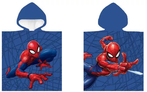 detsko plajno poncho spiderman