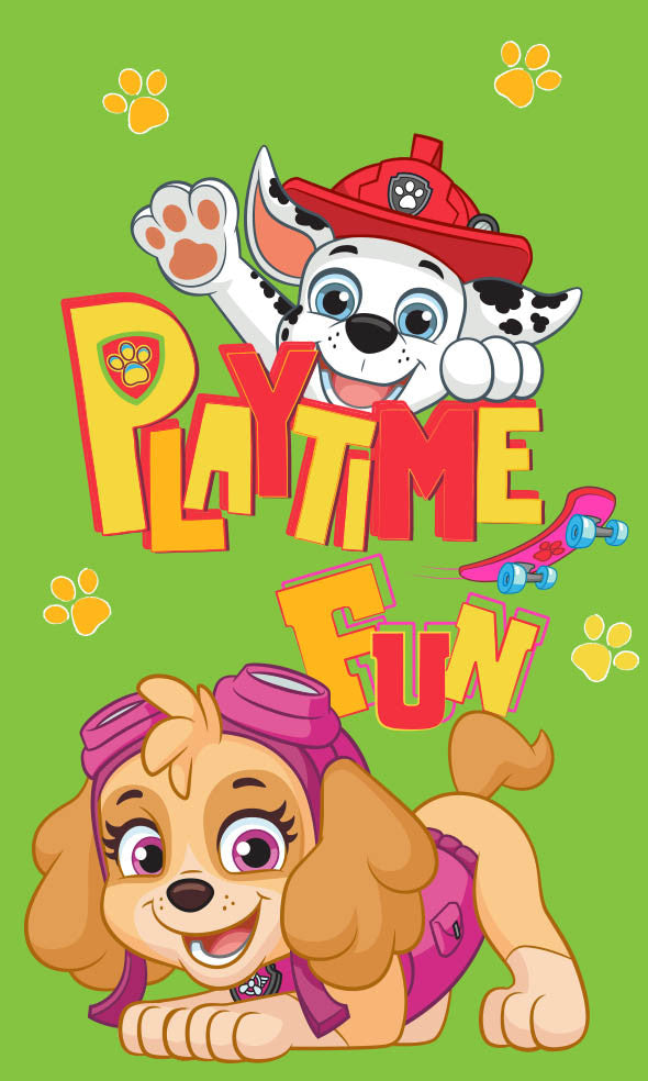 Пес патрул Playtime Hand хавлия Face хавлия, хавлия 30x50см