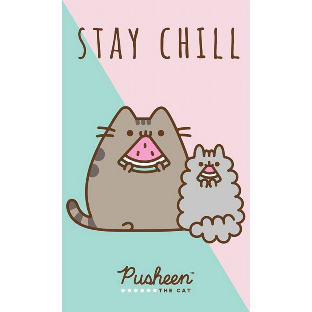 Pusheen Stay Chill hand хавлия, face хавлия, хавлия 30x50 см
