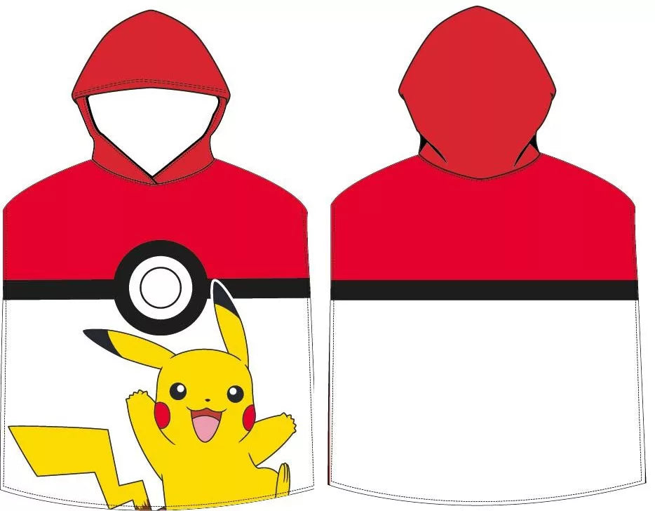 detsko plajno poncho ikachu pokemon