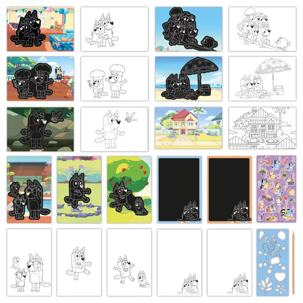 Комплект за рисуване с изтъркване