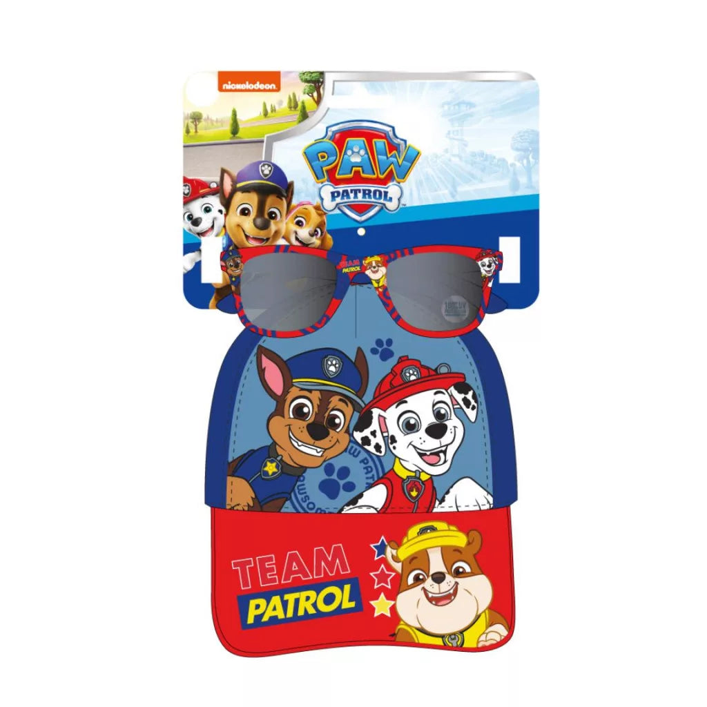 komplekt shapka s kozirka i slanchevi ochila pes patrul paw patrol