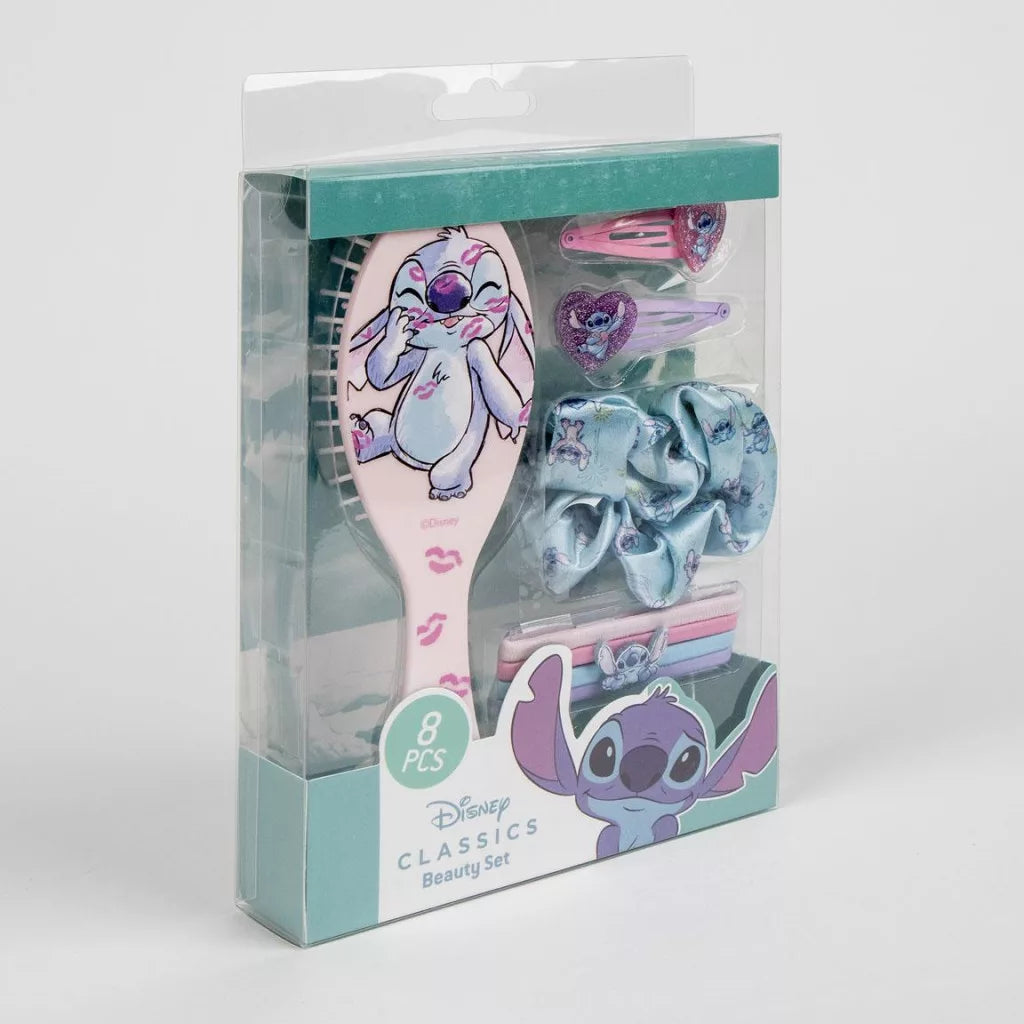 Комплект четка за коса и аксесоари за коса Стич - Аксесоари за момиче