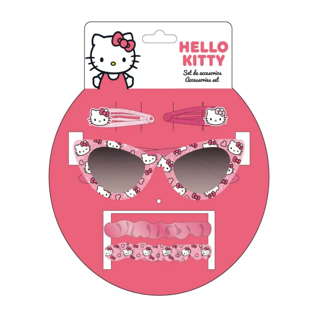 komplekt slanchevi ochila i aksesoari za kosa hello kitty