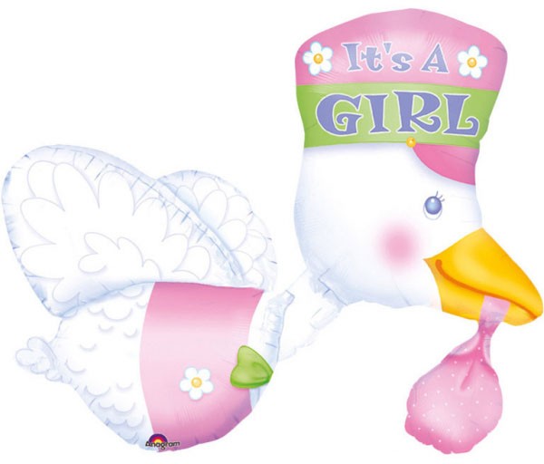Бебе Бебе Girl Girl фолио балон 81 см