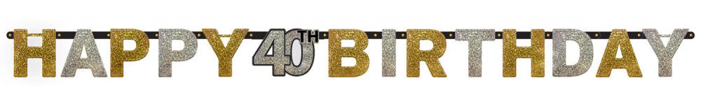Честит Рожден ден Честит Рожден ден G 40 holographic banner 213 см