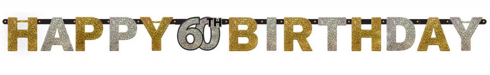 Честит Рожден ден Честит Рожден ден G 60 Holographic Banner 213 см