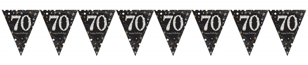 Честит Рожден ден Честит Рожден ден G 70 Flag Garland 3.96 m