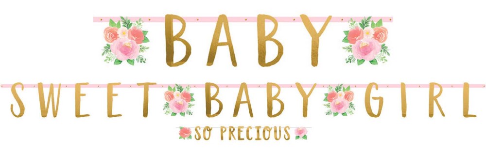 Бебе Sweet Бебе Girl Floral Sweet Girl paper inscription 2 части