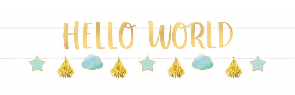 Бебе Boy Hello World inscription 176.8 см 2 части