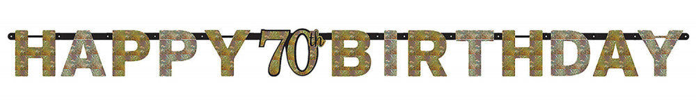 Честит Рожден ден Честит Рожден ден G 70 Holographic Banner 213 см