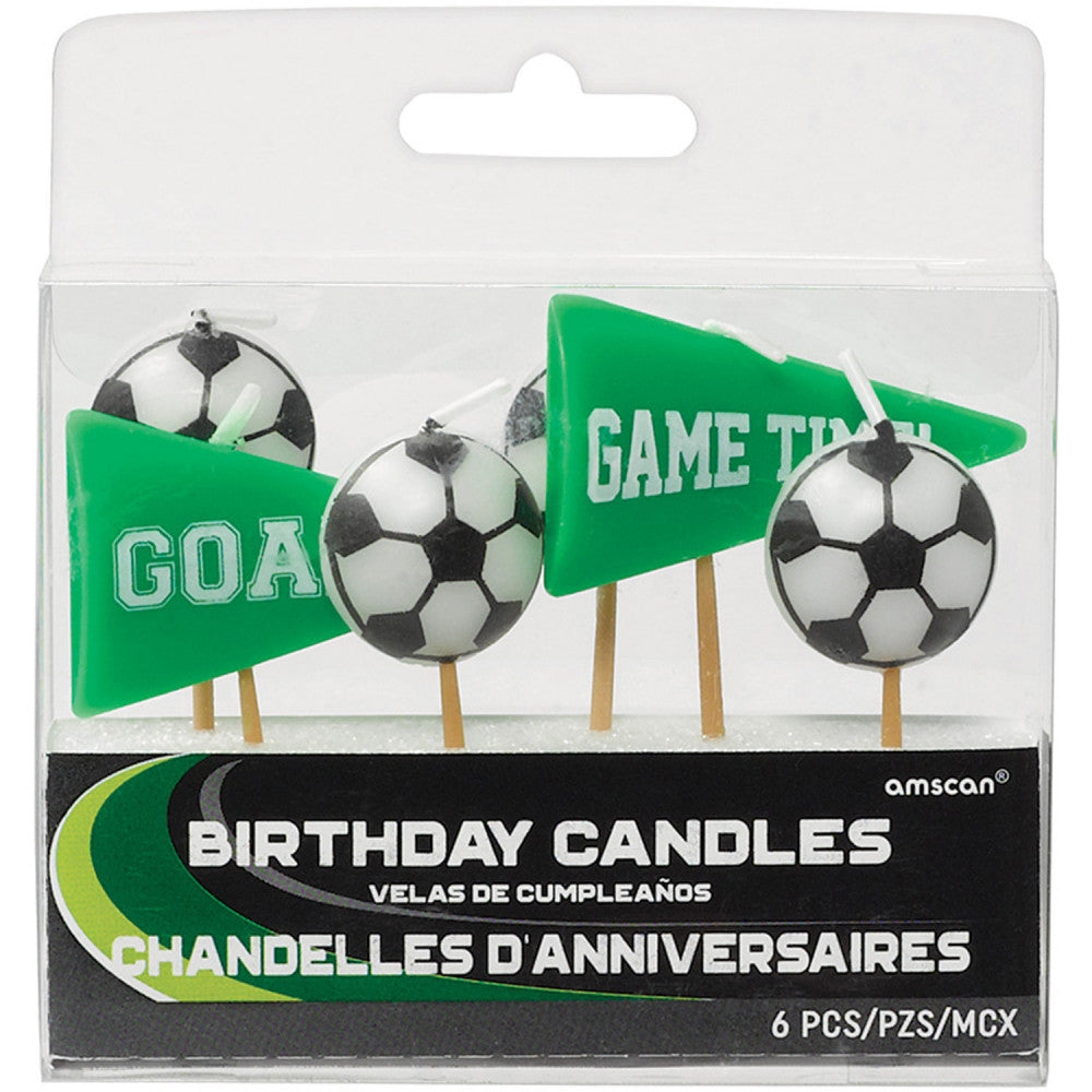 Футболна топка Футболна топка Goal, Мини рожден ден candle, candle комплект 6 части