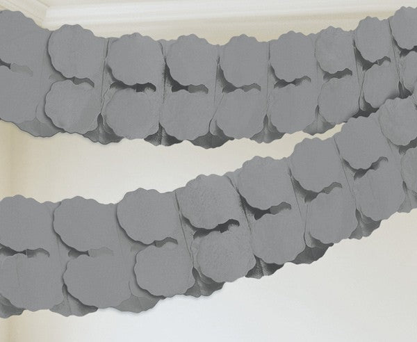 Цвят Сребро, Сребро Paper Garland 365 см