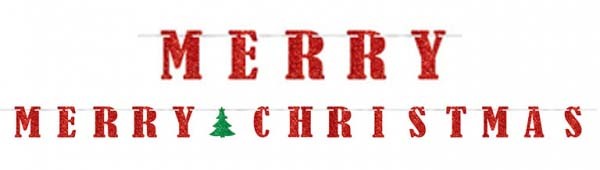 Коледа Merry Коледа paper sign 365.7 см
