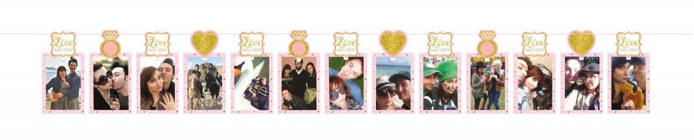 Бебе Сватба Photo Garland 365 см