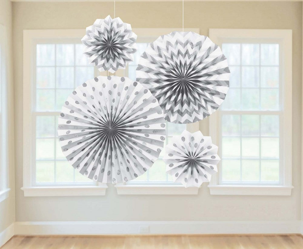 Цвят Frosty White, Glittering White Hanging декорация 4 части