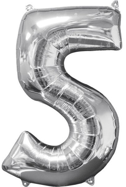 Номер Сребро Номер Фолиев балон Номер 5, 66x45 см