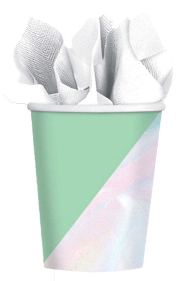 Парти Shimmering Парти Colorful Shimmering Paper Cup комплект от 8 250 ml