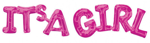 Цвят IT'S A Girl фолио балон 50 см