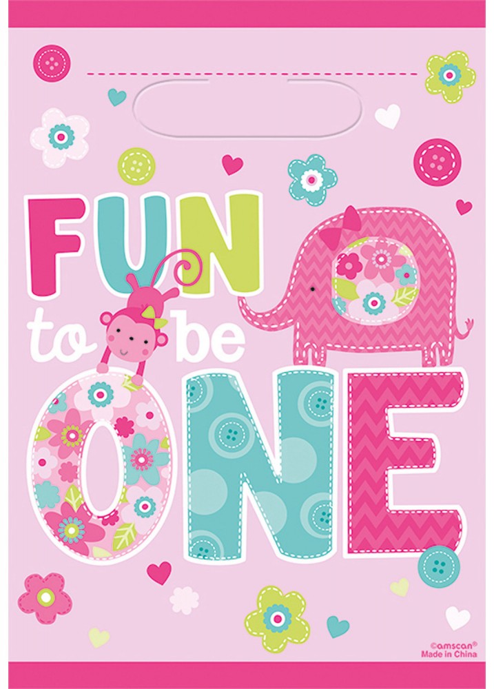 Първи рожден ден Fun подаръчна торбичка комплект от 8