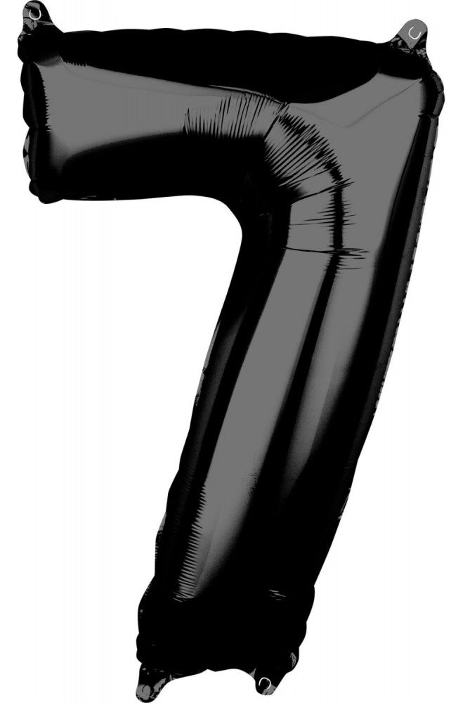 Номер Черен число фолио балон 7, 66*43 см