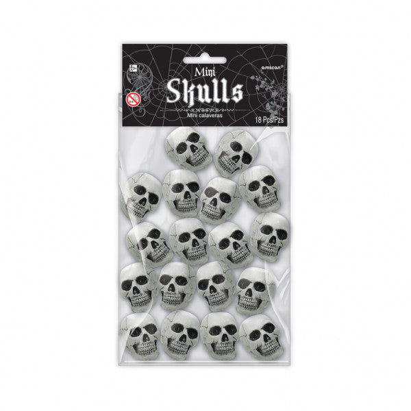 Хелоуин Skulls, Мини Skull декорацияs 18 части