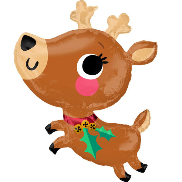 Коледа Reindeer Фолиев балон 76 см