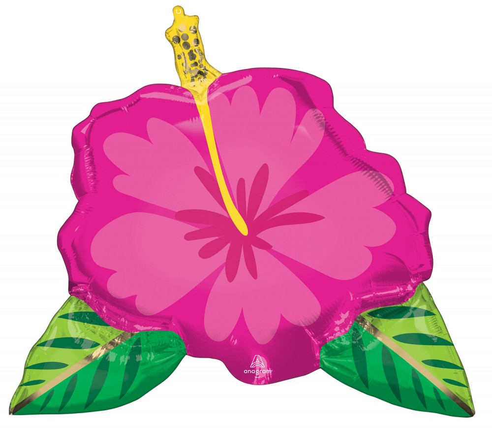 Цвете Hibiscus фолио балон 68 см