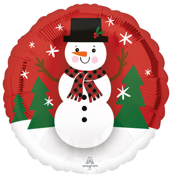 Коледа Snowman фолио балон 43 см