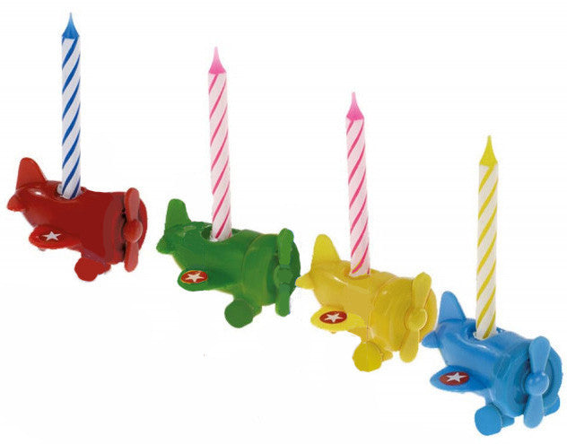Plane colorful рожден ден candle комплект