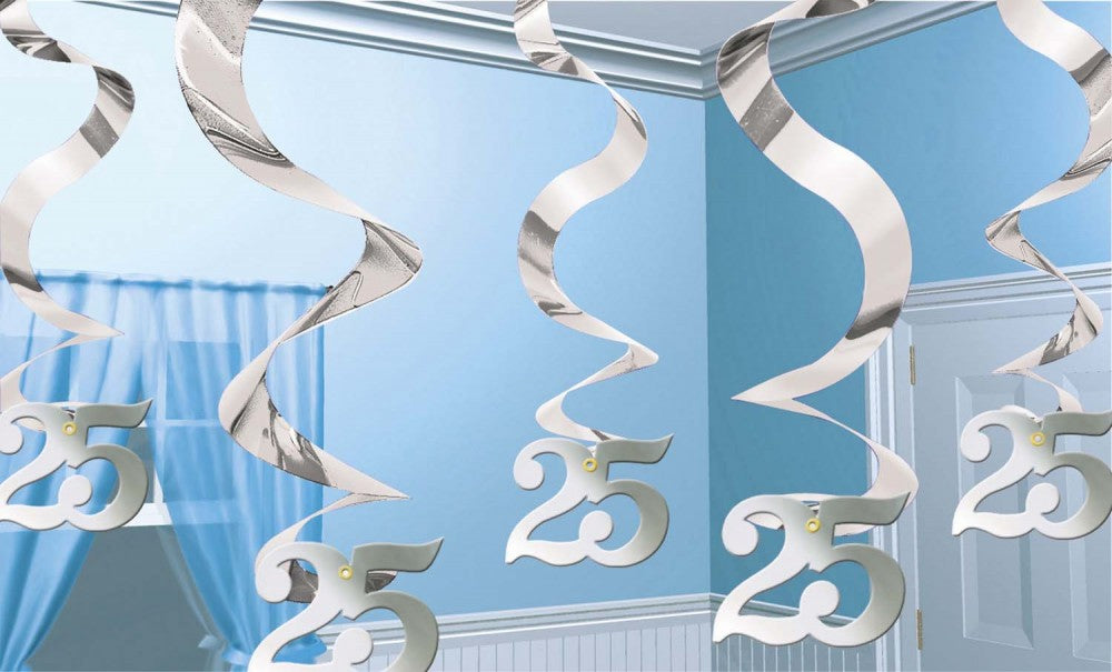 Годишнина 25th Годишнина, Ribbon декорация 5-части комплект