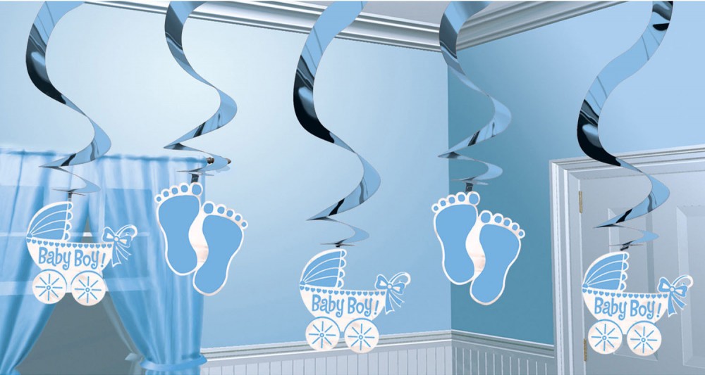 Бебе Boy ribbon декорация 5-части комплект