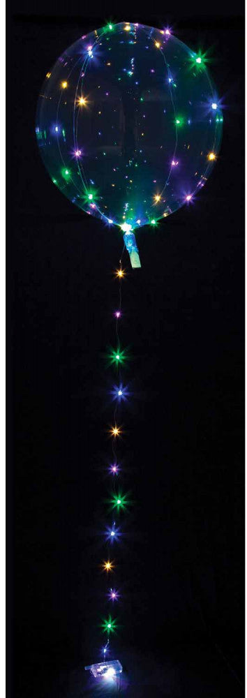 Цвят Glowing LED Балон, Transparent