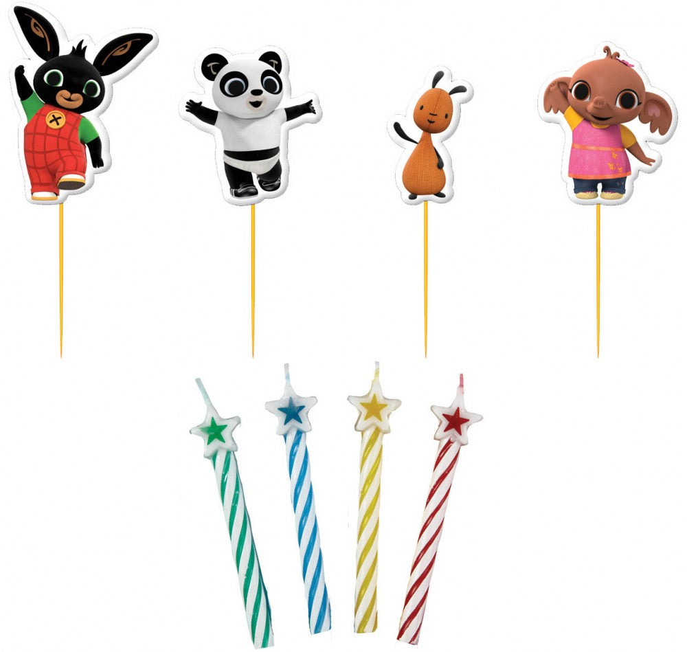 Bing Red рожден ден candle, комплект от 8 Свещи