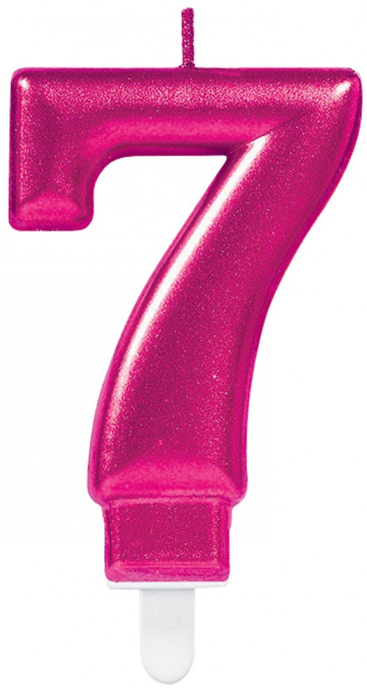 Номер Розов Розов число candle тАУ число 7 cake candle